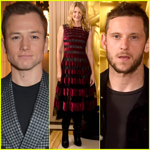 Taron Egerton, Laura Dern, & Jamie Bell Attend The Academy's New Members Party