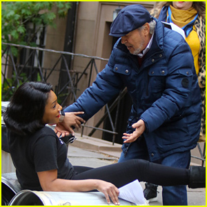 Tiffany Haddish Gets Help From Billy Crystal After Falling Down on 'Here Today' Set!