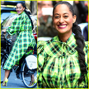 Tracee Ellis Ross Wears a Glam Outfit While Going for a Bike Ride!