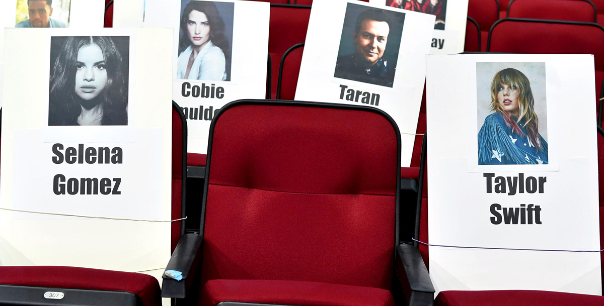 AMAs 2019 Seating Chart Revealed See Where Taylor Swift, Selena Gomez