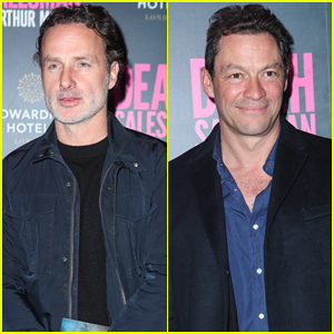Andrew Lincoln & Dominic West Support 'Death of a Salesman' Opening!