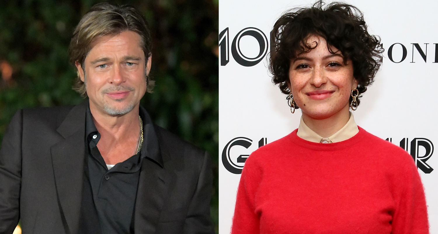 Brad Pitt & Alia Shawkat Spotted Attending Kanye West Concert Together