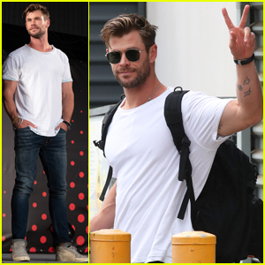 Chris Hemsworth Heads Home To Australia After Closing Out Tokyo Comic Con 2019!