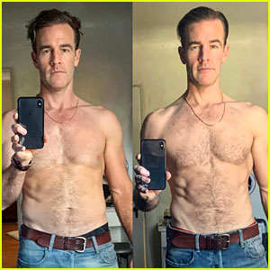 James Van Der Beek Posts Shirtless Selfies to Reveal 'DWTS' Body Transformation!