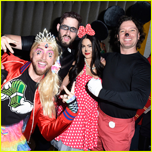 JC Chasez & Lance Bass Have Mini NSYNC Reunion at Halloween Party!