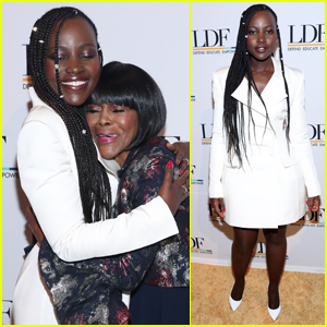 Lupita Nyong'o & Cicely Tyson Share an Embrace at National Equal Justice Awards Dinner 2019