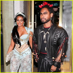 Miguel Celebrates Release of New Single 'Funeral' with Wife Nazanin Mandi on Halloween - Listen Here!