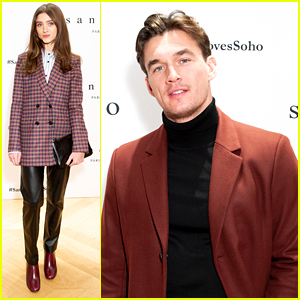 Tyler Cameron Joins Host Natalia Dyer For Sandro's Special Fashion Event