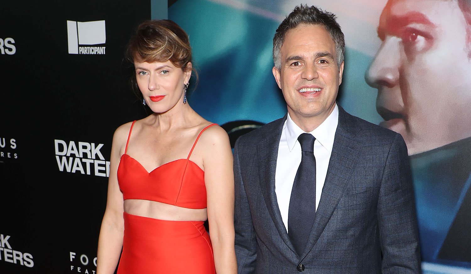 Mark Ruffalo Premieres His New Movie ‘Dark Waters’ with Wife Sunrise ...