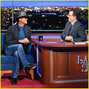 Tim McGraw Tells 'Colbert' How Family Motivated Him To Change His Lifestyle!