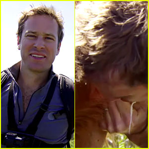 Watch Armie Hammer Drink Milk Directly from a Goat (Video)