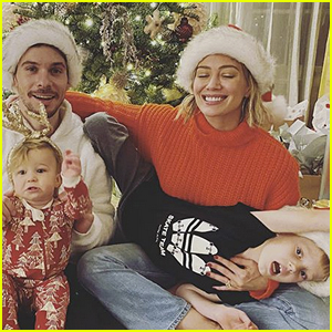 Newlyweds Hilary Duff & Matthew Koma Share Adorable Family Photo on Christmas Eve!