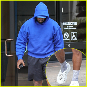 Kanye West Wears Unreleased Yeezy Crocs While at His Office