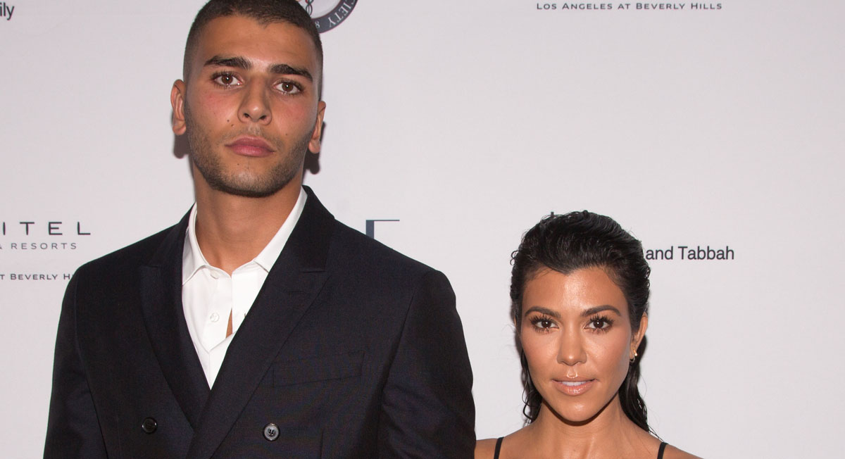 Kourtney Kardashian & Ex Boyfriend Younes Bendjima Looked ‘Intimate’ at