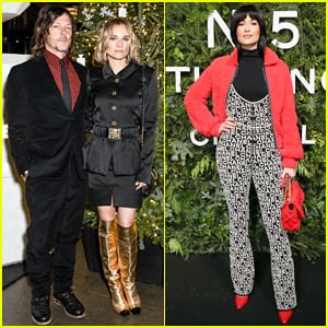 Norman Reedus & Diane Kruger Couple Up To Celebrate Chanel N°5 In The Snow Launch!