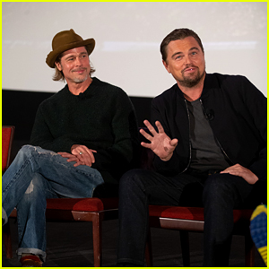 Brad Pitt & Leonardo DiCaprio Reunite for Variety's 'Once Upon a Time in Hollywood' Screening