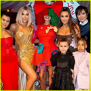 Sia Poses With the Kardashians at Christmas Party 2019!
