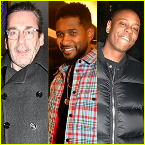Jon Hamm, Usher, Dave Chappelle & More Stars Celebrate at 'SNL' After-Party in NYC