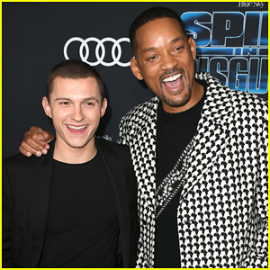 Will Smith & Tom Holland Hit Up The Premiere of 'Spies in Disguise' in Hollywood