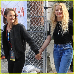Amber Heard Holds Hands with New Girlfriend Bianca Butti at Women's March in L.A.
