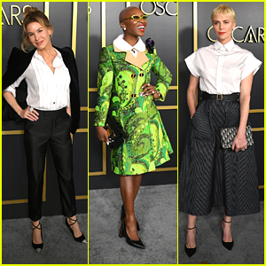 Renee Zellweger, Cynthia Erivo & Charlize Theron Step Out For Oscars 2020 Luncheon