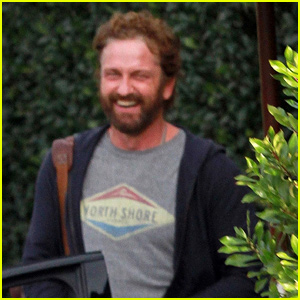 Gerard Butler is All Smiles During Lunch With Friends in WeHo