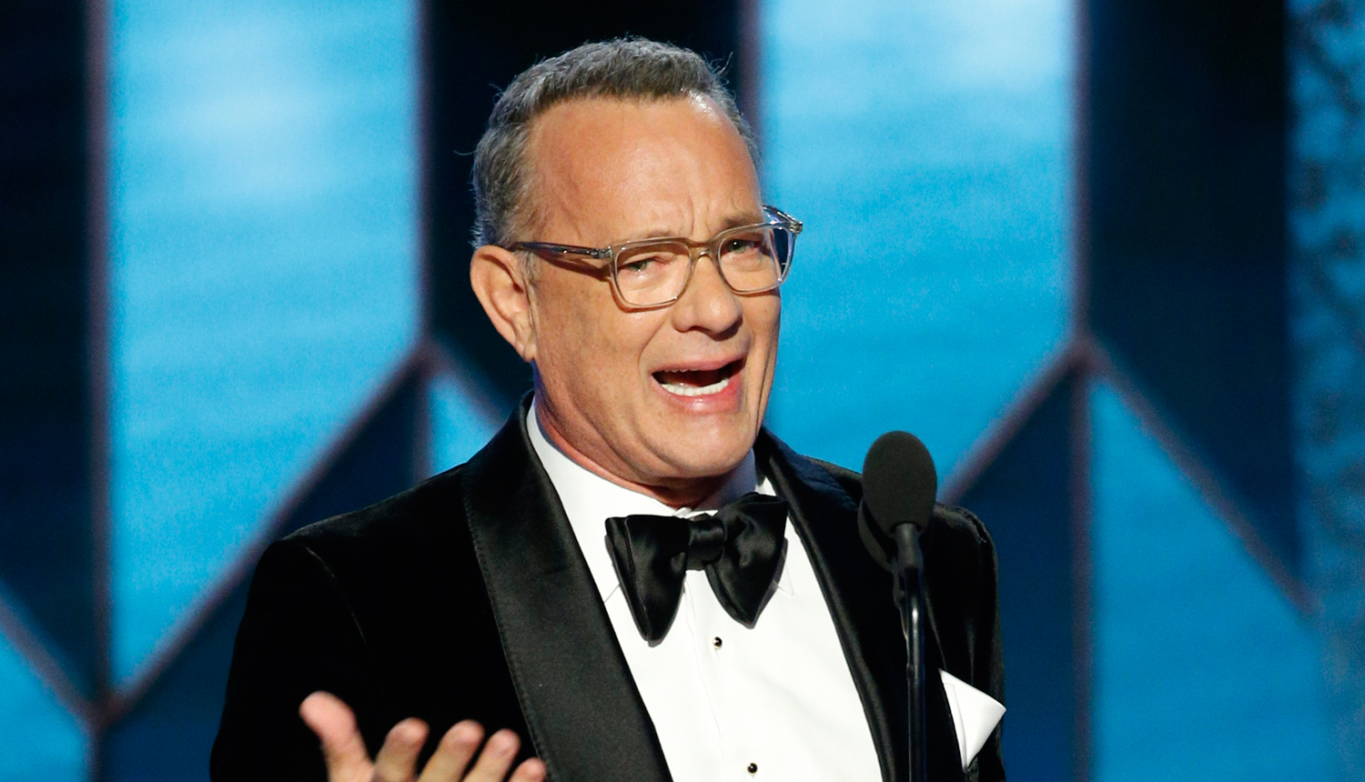 Here’s Why Tom Hanks Said He Has Five Children at Golden Globes 2020(01)