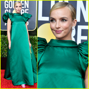 Jodie Comer Wows in Emerald Gown at Golden Globes 2020