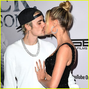 Justin Bieber Kisses Wife Hailey Bieber at Premiere of 'Seasons' Documentary