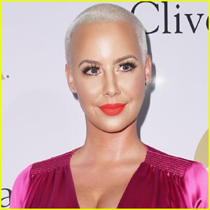 Amber Rose Seemingly Gets Forehead Tattoo of Her Kids' Names