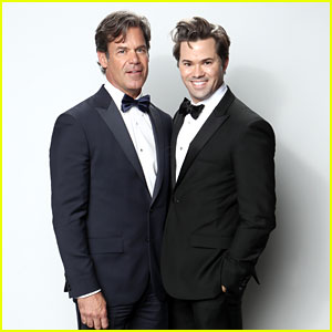 Andrew Rannells & Tuc Watkins Couple Up at Elton John's Oscars Party 2020!