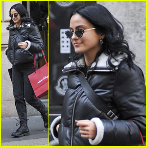 Camila Mendes Picks Up New Things From Ferragamo During Milan Fashion Week