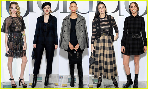 Cara Delevingne, Rachel Brosnahan, Nina Dobrev & More Kick Off Paris Fashion Week at Dior Show!
