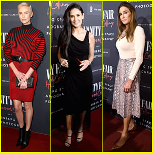 Demi Moore, Charlize Theron & Caitlyn Jenner Step Out For Vanity Fair's Hollywood Calling Exhibit Opening