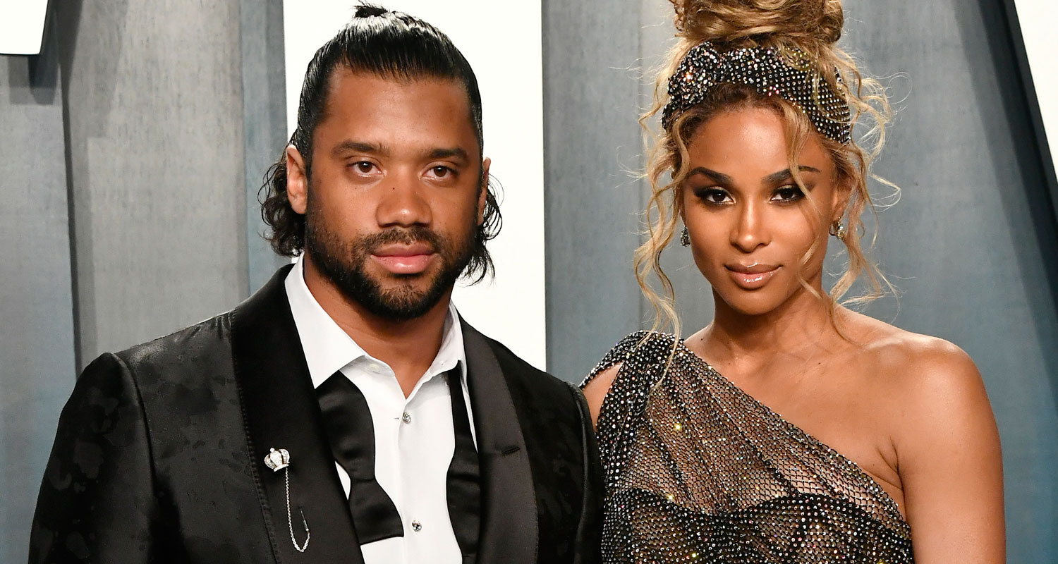 Ciara Shows Off Her Baby Bump While Hitting Oscars Parties With Russell