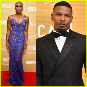 Cynthia Erivo & Jamie Foxx Arrive in Style for American Black Film Festival Honors Awards 2020