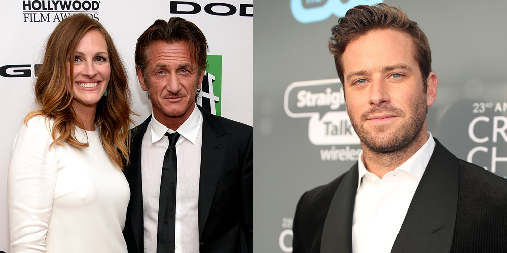 Julia Roberts, Sean Penn & Armie Hammer to Star in Watergate Series