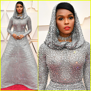 Janelle Monae Shimmers in Silver Gown Ahead of Oscars 2020 Performance