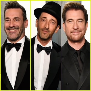 Jon Hamm, Adrien Brody, & Dylan McDermott Show Off Their Suave Side at Vanity Fair Oscar Party 2020