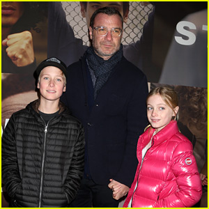 Liev Schreiber Takes His Kids to 'West Side Story' Opening on Broadway!