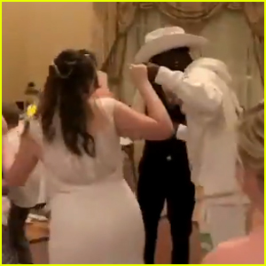 Lil Nas X Crashes a Wedding at Disney World - Watch! (Video)
