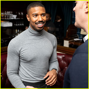 Michael B. Jordan's Perfectly-Fitting Shirt Puts His Muscles on Display at Coach Dinner