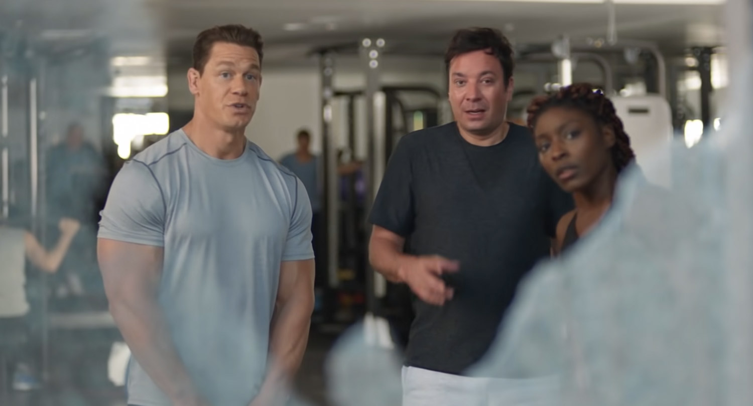 Michelob Ultra Super Bowl Commercial 2020 Jimmy Fallon Works Out with(01)