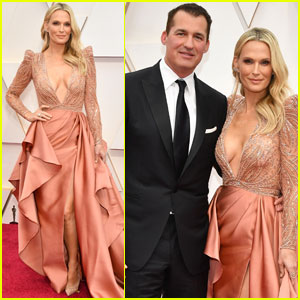 Molly Sims & Husband Scott Stuber Step Out For Oscars 2020