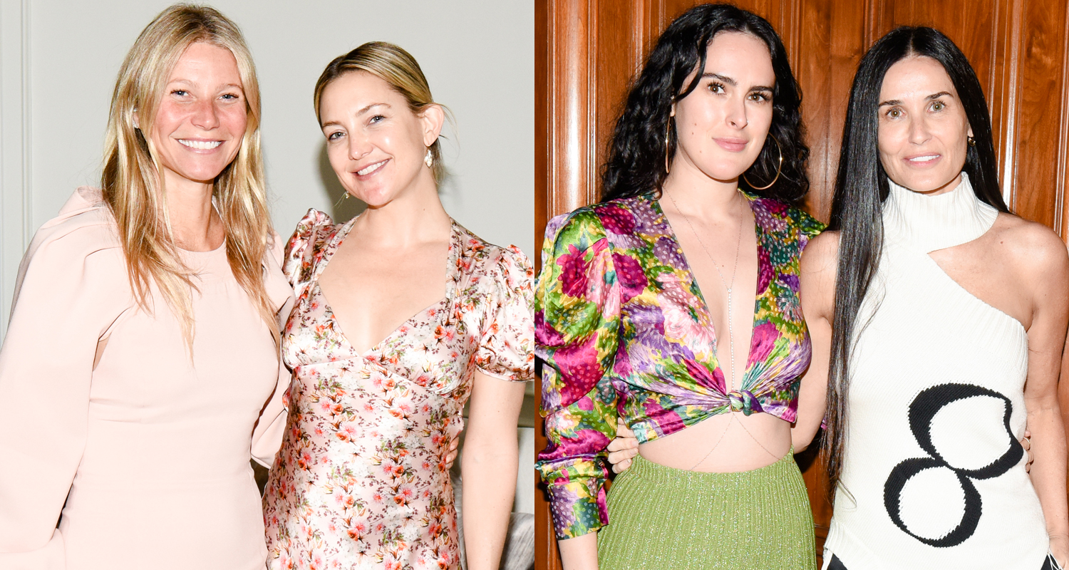 Gwyneth Paltrow Hosts Makeup-Free Goop Dinner Party With Kate Hudson & Demi Moore!