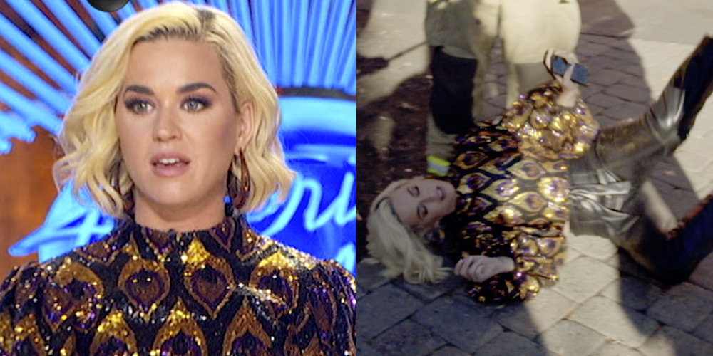 Katy Perry Falls Over After Gas Leak on ‘American Idol’ Set (Video