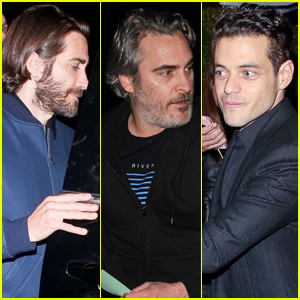 Jake Gyllenhaal, Joaquin Phoenix, & Rami Malek Attend WME Pre-Oscar Party