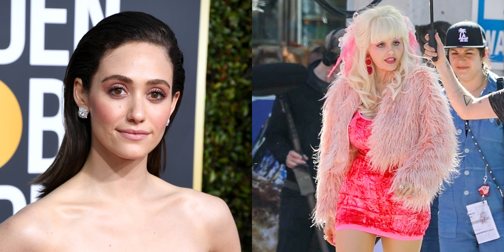 Emmy Rossum Is Unrecognizable as Angelyne See the First Photos from
