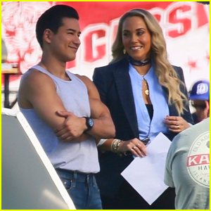 Mario Lopez & Elizabeth Berkley Are Back as A.C. Slater & Jessie Spano in 'Saved By the Bell' Revival Set Photos!