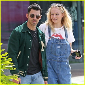 Sophie Turner Looks Cute in Overalls for Smoothie Run with Joe Jonas